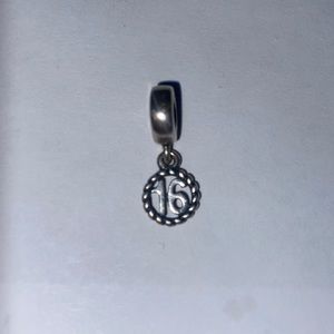 Pandora Sweet 16 Birthday Dangle Charm (retired!)